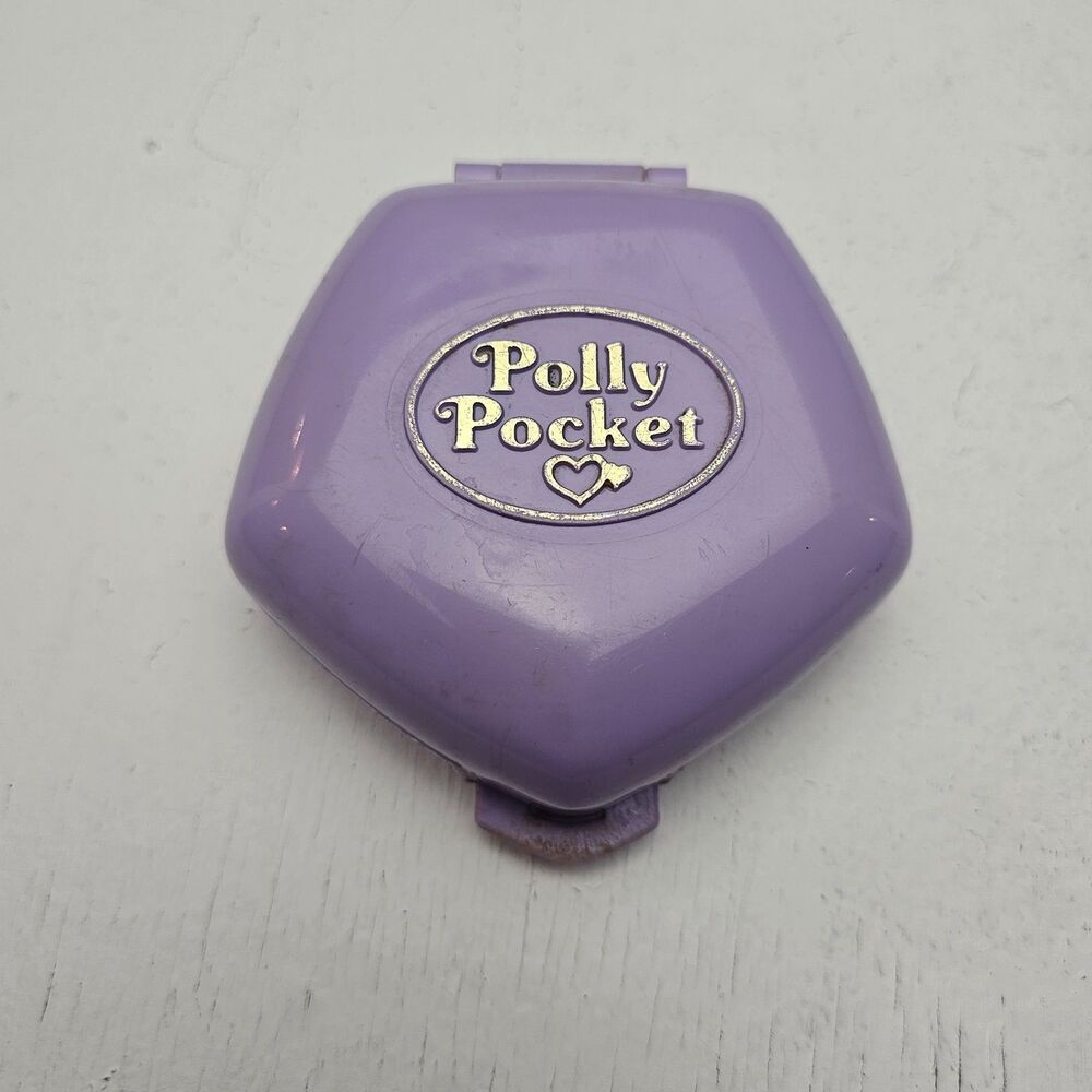 Polly Pocket Bluebird Fast Food Playset 1992 Restaurant Purple Compact No Figure